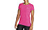 Under Armour HeatGear Armour - T-shirt fitness - donna, Pink/Grey