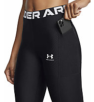 Under Armour Heatgear Rib W - Trainingsleggings - Damen, Black