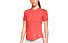 Under Armour Hex Delta Short Sleeve - Laufshirt - Damen, Light Red