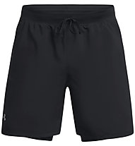 Under Armour Launch 7 2-in-1 - kurze Laufhosen - Herren, Black