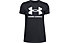Under Armour Live Sportstyle Graphic Ssc - T-shirt Fitness - donna, Black/White