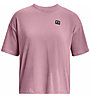 Under Armour Logo Oversized W - T-Shirt - Damen, Pink