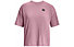 Under Armour Logo Oversized W - T-shirt - donna, Pink