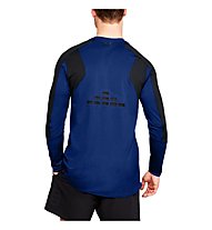 Under Armour Perpetual Fitted - Fitness-Shirt Langarm - Herren, Blue