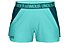 Under Armour Play Up 2.0 - pantaloncini fitness - donna, Turquoise