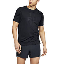 Under Armour Qualifier Glare - T-shirt running - uomo, Black