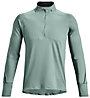 Under Armour Qualifier Run 2.0 1/2 Zip - maglia running - uomo, Light Green