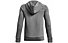 Under Armour  Rival Fleece Big Logo Jr - felpa con cappuccio - ragazzo, Dark Grey