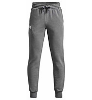 Under Armour Rival Fleece Jr - pantaloni fitness - ragazzo, Dark Grey