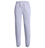Under Armour Rival Terry W - pantaloni fitness - donna, Purple