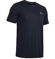 Under Armour Seamless SS - T-shirt fitness - uomo, Black