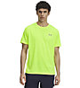 Under Armour  Streaker Launch M - maglia running - uomo, Yellow/Grey