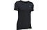 Under Armour Heat Gear Armour - T-shirt fitness - donna, Black