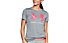 Under Armour Tech Graphic Twist SS - T-shirt fitness - donna, Grey