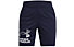 Under Armour Tech Logo Jr - pantaloni fitness - bambino, Dark Blue