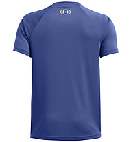 Under Armour Tech™ Wordmark Logo SS - T-Shirt - Jungs, Blue