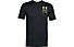 Under Armour Triple Stack Logo - T-shirt fitness - uomo, Black