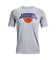Under Armour UA Basketball Branded - T-shirt - Herren, Grey