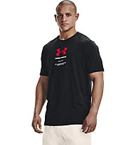 Under Armour Engineered Symbol - t-shirt fitness - uomo, Black