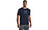 Under Armour Engineered Symbol - t-shirt fitness - uomo, Dark Blue