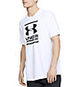 Under Armour GL Foundation SS T - T-shirt fitness - uomo, White/Black