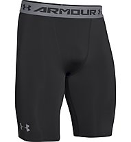 Under Armour UA HeatGear Armour Compression Pantaloni corti fitness, Black