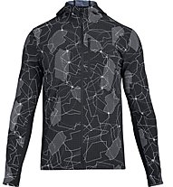 Under Armour UA Outrun The Storm Printed - giacca running - uomo, Black