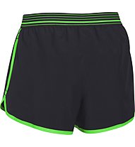 Under Armour UA Perfect Pace Short - Pantaloni Corti, Black/Light Green