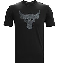 Under Armour UA Pjt Rock Brahma Bull SS - T-Shirt - Herren, Black