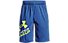Under Armour UA Prototype 2.0 Logo SHRT - pantaloni corti fitness - bambino, Light Blue/Yellow