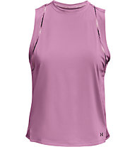 Under Armour UA Rush Scallop TNK - canotta fitness - donna, Pink