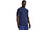 Under Armour UA Seamless Wordmark SS - T-shirt fitness - uomo, Blue