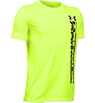 Under Armour UA Sideline Logo T-Shirt fitness ragazzo, Green