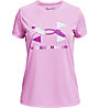Under Armour UA Tech Graphic Big Logo SS - T-shirt - Kinder, Pink