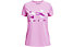Under Armour UA Tech Graphic Big Logo SS - T-shirt - bambina, Pink