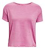 Under Armour UA Tech Vent SS - T-shirt fitness - donna, Pink
