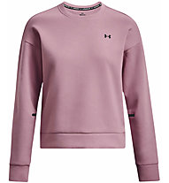 Under Armour Unstoppable Fleece Crew - Sweatshirt - Damen, Pink