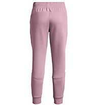 Under Armour Unstoppable Fleece W - pantaloni fitness - donna, Pink