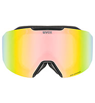 Uvex Evidnt ATTRACT V - maschera da sci, Black/Orange