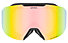 Uvex Evidnt ATTRACT V - maschera da sci, Black/Orange