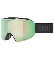 Uvex Evidnt ATTRACT V Small - maschera da sci, Black/Green