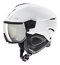 Uvex Instinct Visor - casco sci alpino, White/Black