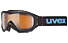 Uvex Wizzard DL - maschera da sci - bambino, Black