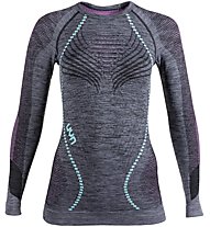 Uyn Ambityon Melange - Funktionsshirt Langarm - Damen, Grey/Light Blue/Pink