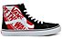 Vans UA SK8-Hi OTW Quarter - sneakers - uomo, Black/Red
