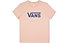 Vans WM Drop V SS Crew B - T-Shirt - Damen, Light Pink/Blue