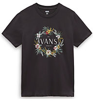 Vans Wreath of Flowers - T-Shirt - Damen, Black