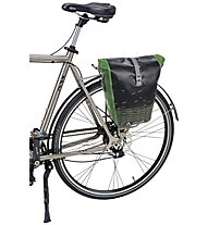 Vaude Acqua Back Print Single - borsa bici, Black/Green