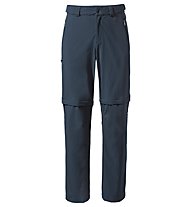 Vaude Farley Stretch ZO T-Zip II - pantaloni trekking - uomo, Dark Blue