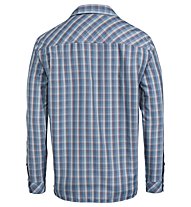 Vaude M Albsteig LS II - camicia a maniche lunghe - uomo, White/Blue/Grey